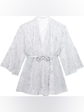 Devoré Dreams Velvet Short Robe